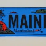 Maine Magnet - License Plate,