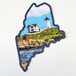 Maine Nubble Lighthouse Decal,