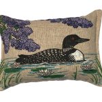 Maine Balsam Fir Loon Pillow - 3x5",
