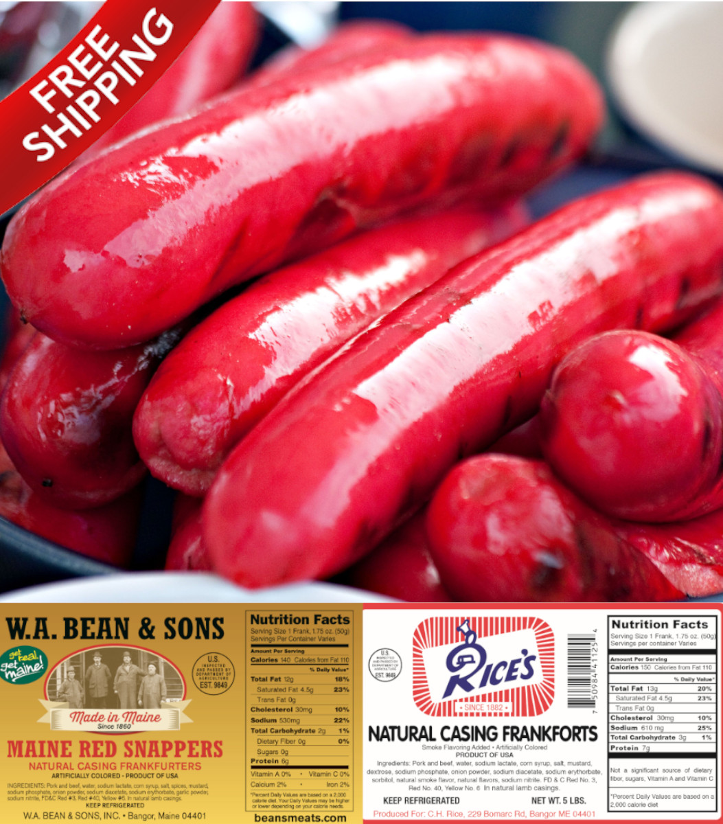 Order Maine's famous Red Hot Dogs