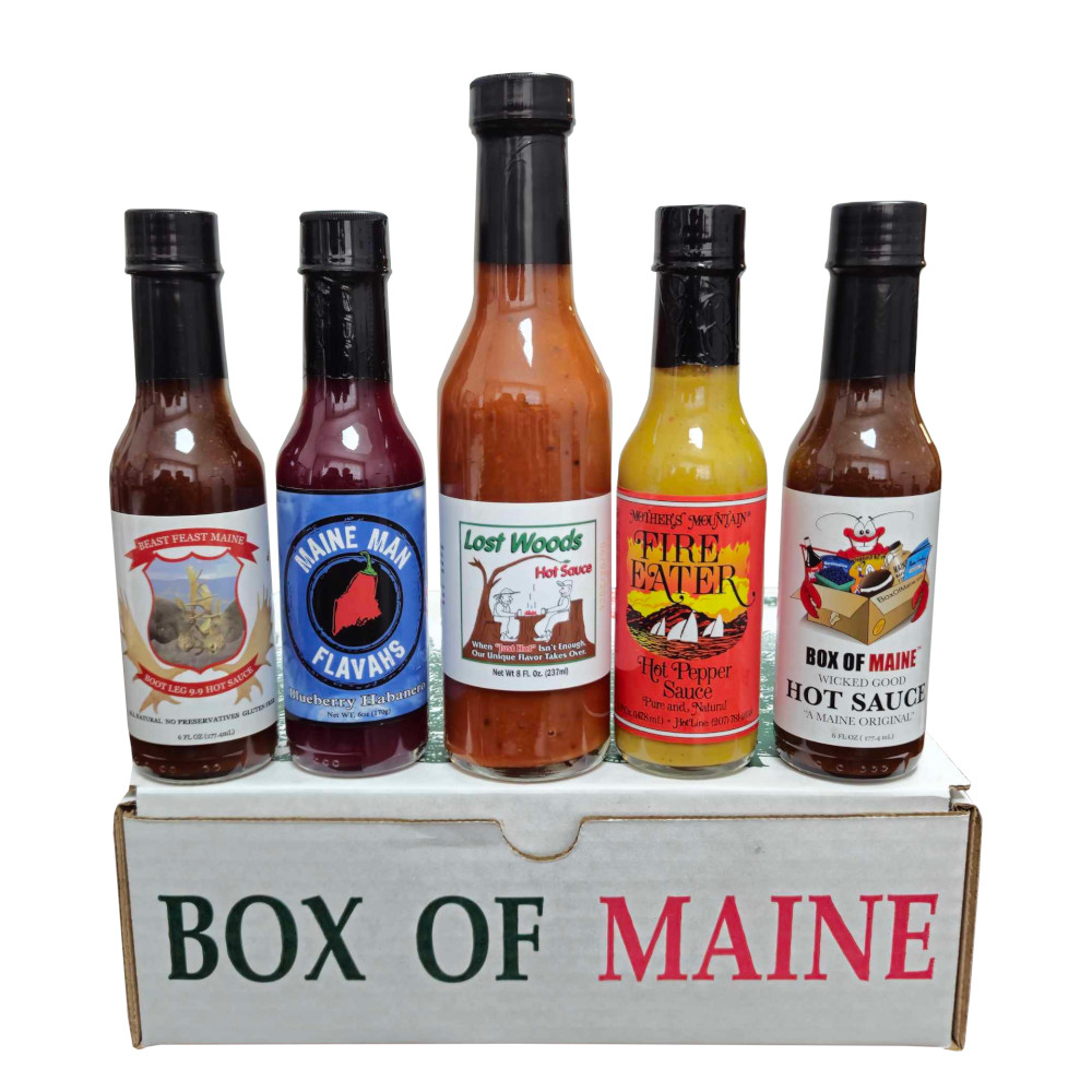 Maine Hot Sauce Box