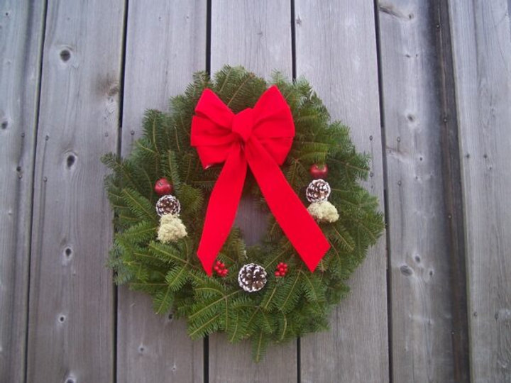 Traditional Maine Holiday Wreaths